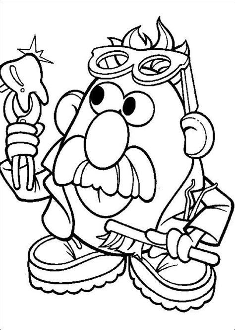 Kids N Fun 57 Coloring Pages Of Mr Potato Head Toy Story Coloring