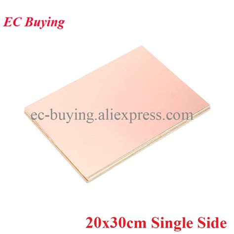 FR4 PCB 20 30cm Single Side Copper Clad Plate DIY PCB Kit Laminate