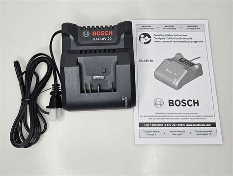 Bosch Gal18v 20 18v 18 Volt Lithium Ion Compact Battery Charger Black New Ebay