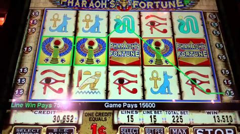 Big Line Hit Pharaoh S Fortune Slot Machine Youtube