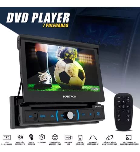 Central Multim Dia Del Rei Dvd Usb Bluetooth Tela Retr Til