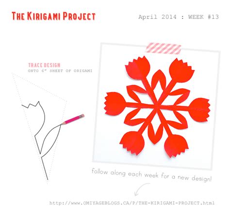 Omiyage Blogs: The Kirigami Project - Week 13 - Tulips