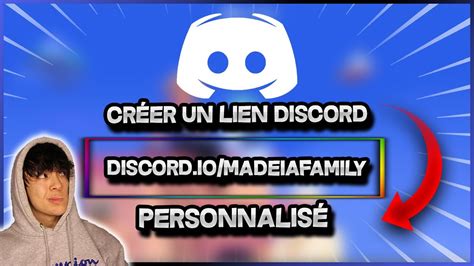 Créer un lien Discord personnalisé Discord io Tuto FR YouTube