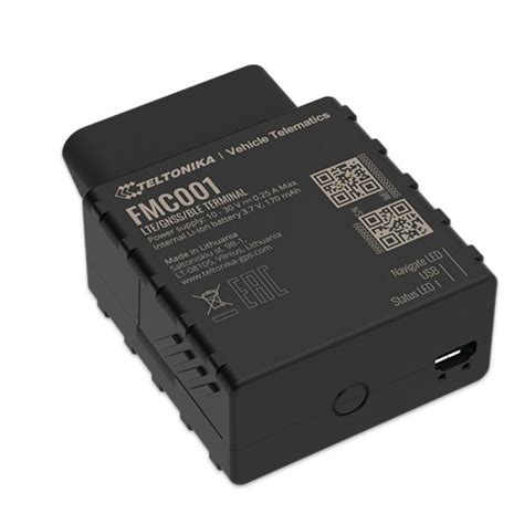 Teltonika Fmc Lte Gnss Ble Plug And Play Obd Tracker