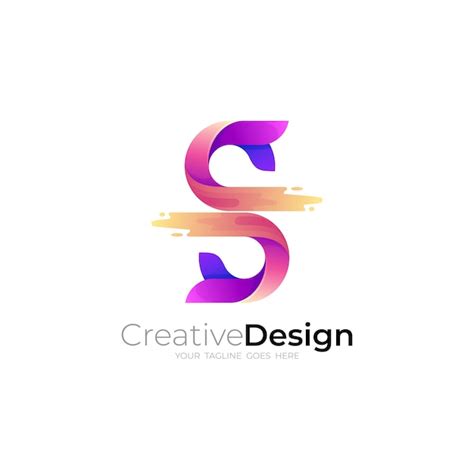 Premium Vector Abstract Letter S Logo With Swoosh Design D Colorful