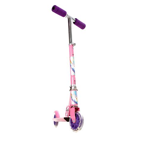 Patinete Para Crianças Scooter 2 Rodas Brinquedo Infantil Menina Rosa