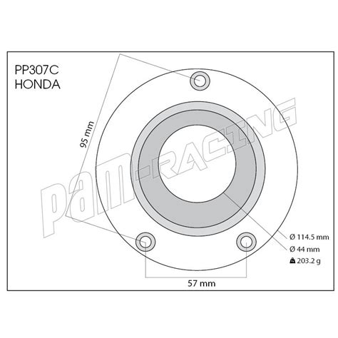 Bouchon De R Servoir Visser Pp Tuning Honda Pam Racing