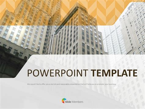 Skyscrapers Free Ppt Template