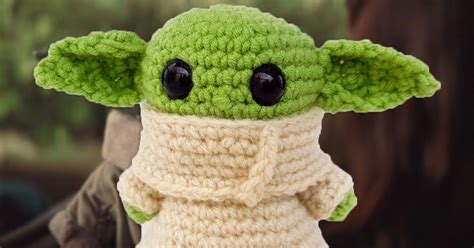 Baby Yoda Crochet Doll Pattern Free - Amelia's Crochet