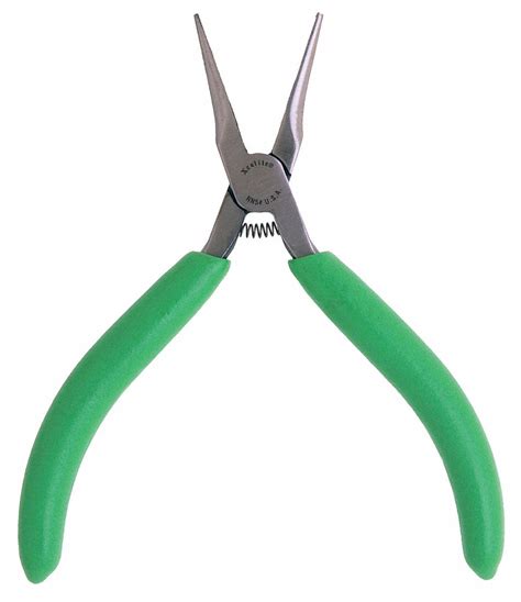 XCELITE Needle Nose Pliers, Jaw Length: 1 3/16 in, Jaw Width: 9/32 in ...