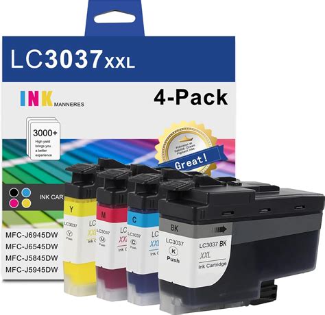 Amazon Pack Lc Xxl Super High Yield Ink Cartridges Bk C