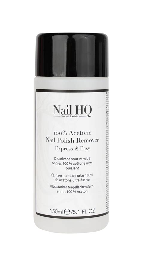 Nail Hq 100 Acetone Nail Polish Remover 150ml Express And Easy