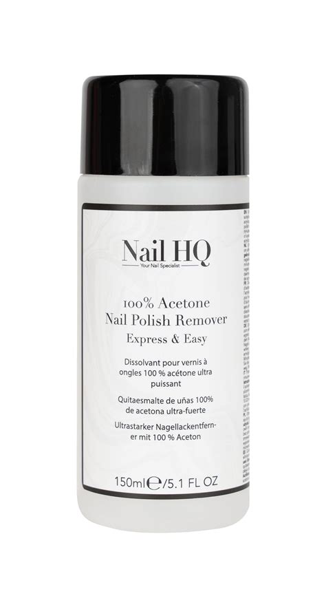 Nail Hq 100 Acetone Nail Polish Remover 150ml