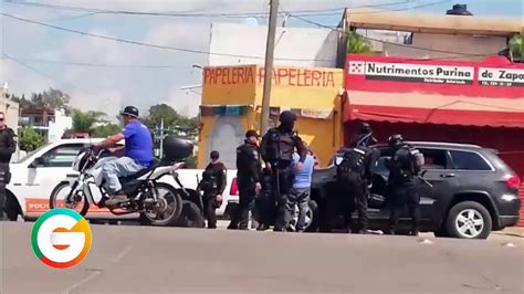 Fuerte Enfrentamiento En Zapotlanejo Jalisco V Deo Dailymotion