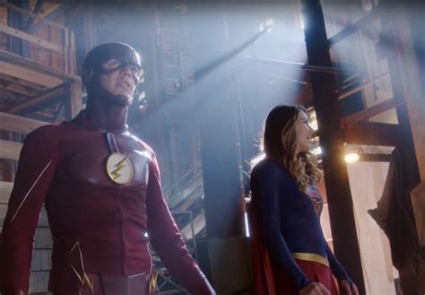 Supergirl The Flash Crossover Trailer Is One Big Race SciFiNow