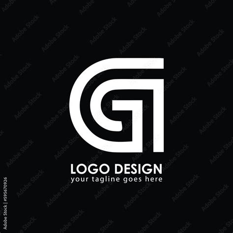 GQ GQ Logo Design, Creative Minimal Letter GQ GQ Monogram Stock Vector | Adobe Stock