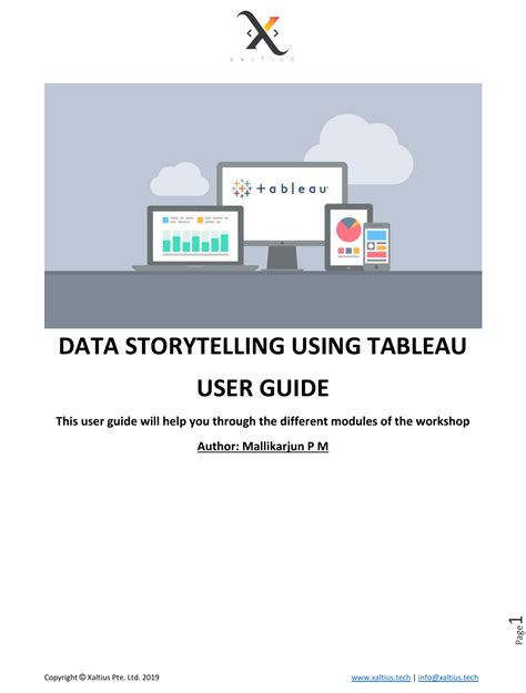 Data Storytelling Using Tableau User Guide