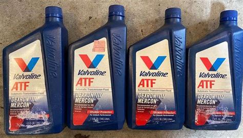 4 Qt Valvoline Atf Dexron Iii Mercon Automatic Transmission Fluid