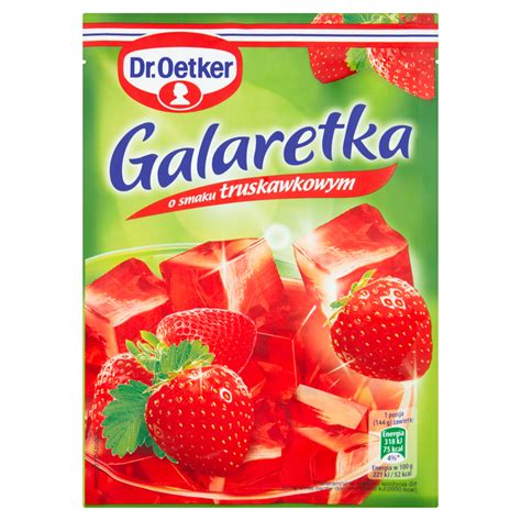 Dr Oetker Galaretka O Smaku Truskawkowym 77 G DHT Online