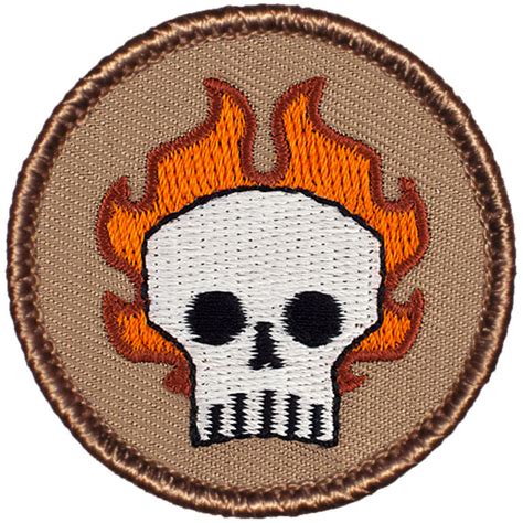 Flaming Skull Patrol Patch — Eagle Peak Store