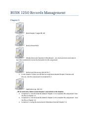 Chapter Assignment Sheet Docx Busn Records Management