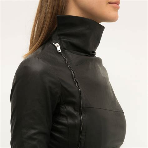 Кожаная куртка Rick Owens черная, - купить за 22680 ₽ | SFS