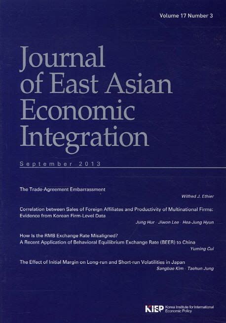 Journal Of East Asian Economic Integration September 2013 Wilfred J