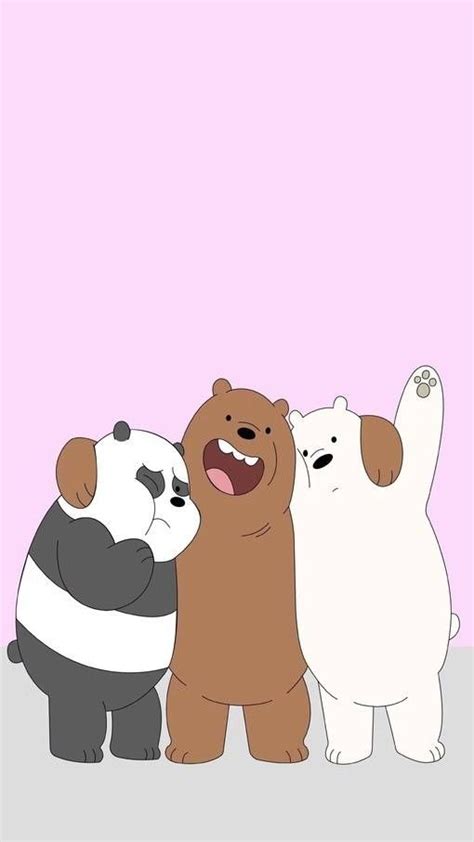 Pin de 牛Miao em We bare bears Wallpapers bonitos Ursos sem cursos