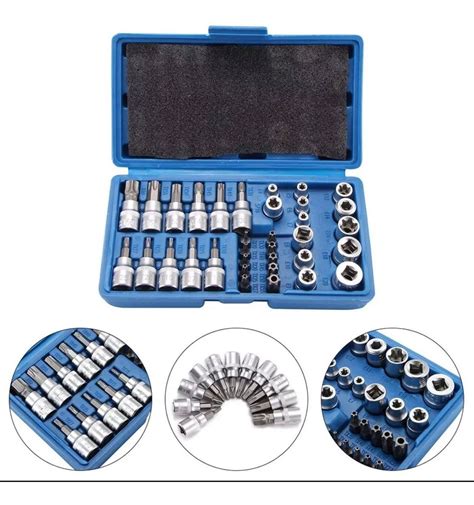 Set De Dados Torx Estrella Hembra Macho 34 Piezas Calidad Cuotas Sin