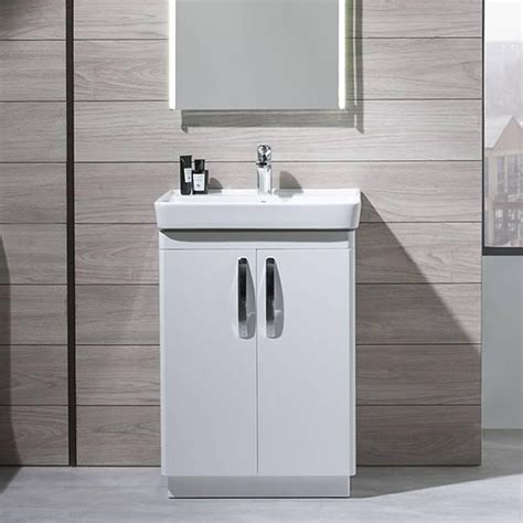 Tavistock Compass 500mm Freestanding Vanity Unit And Ceramic Basin