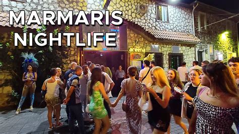 Turkey Marmaris Nightlife Area Bar Street And Club District Mugla