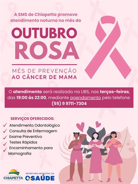 Secretaria Municipal De Sa De D In Cio A Programa O Do Outubro Rosa