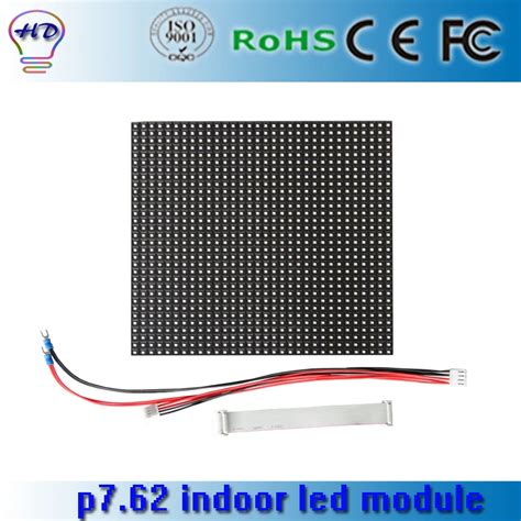 P7 62 Full Color Led Module 7 62mm Rgb Indoor Panel 32 32 Pixel 244mm