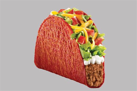 Taco Bells Newest Shell One Giant Spicy Dorito Nbc News