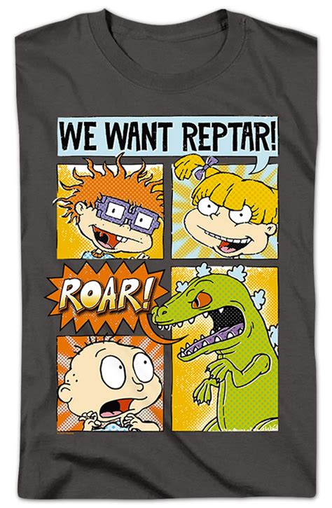 We Want Reptar Rugrats T Shirt