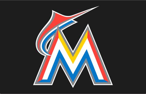 Miami Marlins Primary Dark Logo - National League (NL) - Chris Creamer ...