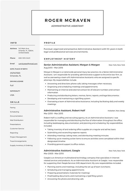 19 Administrative Assistant Resumes And Guide Pdf 2023