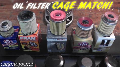 Oil Filter Comparison Stp Vs Fram Vs Bosch Vs Mobil Youtube