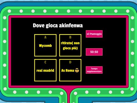 Quiz Sul Calcio Gameshow Quiz