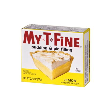 My T Fine Pudding And Pie Filling Lemon 78g Mocca Food