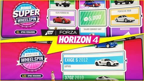 Forza Horizon Super Wheelspin Wheelspin Opening Youtube