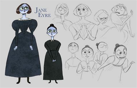 Jane Eyre characters design ~ BrontëBlog