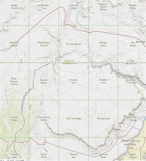 Coyote Buttes North Map