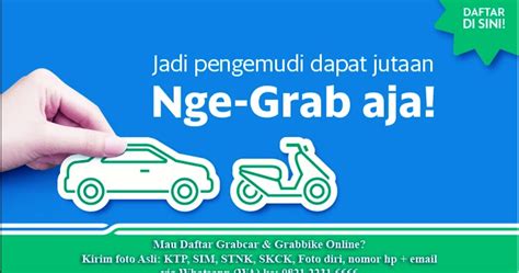 Daftar Grab Motor (Grabbike) 2020 Jakarta, Bogor, Depok, Tangerang ...