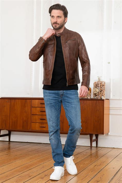 Chaqueta Hombre Daytona Emerson Sheep Tiger Bison City Piel Es