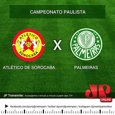 Atlético Sorocaba x Palmeiras Campeonato Paulista 17h 24 01 14