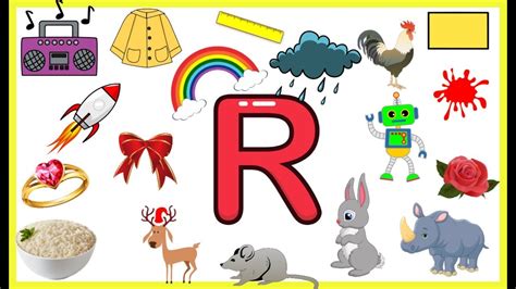 Letter Start With R