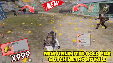 Metro Royale New Unlimited Gold Pile Bug New Chapter Pubg Metro