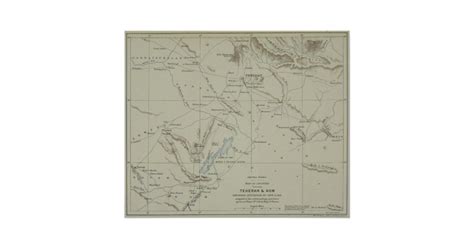 Antique Map Of Iran Poster Zazzle