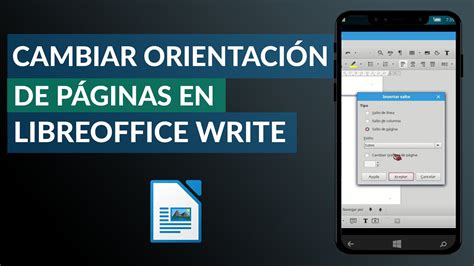 C Mo Cambiar La Orientaci N De Las P Ginas A Horizontal En Libreoffice